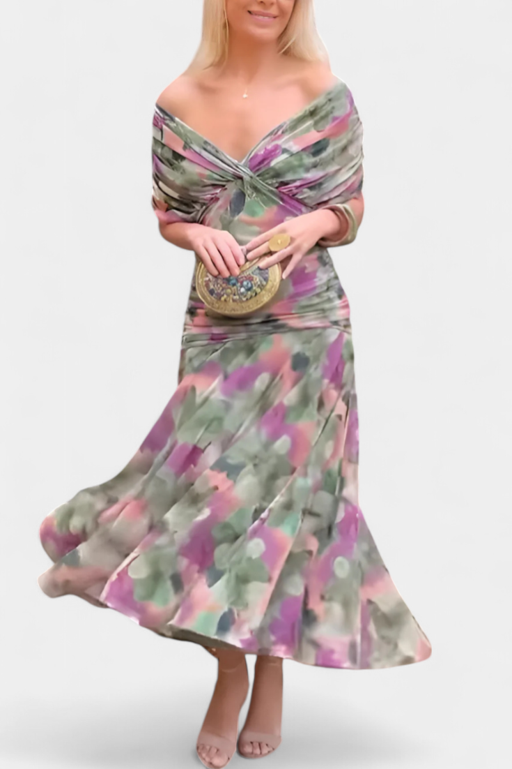 Hayden™ Floral V-Neck Maxi Dress
