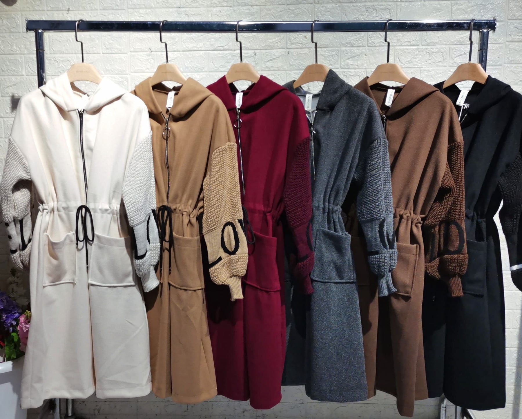 Nella™ | Zip-Up Wool-Blend Winter Coat