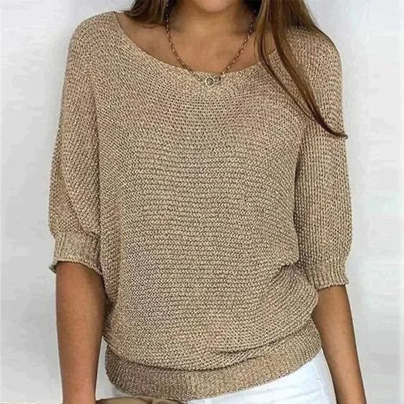 Savannah | Three Quarter Sleeve Sweater