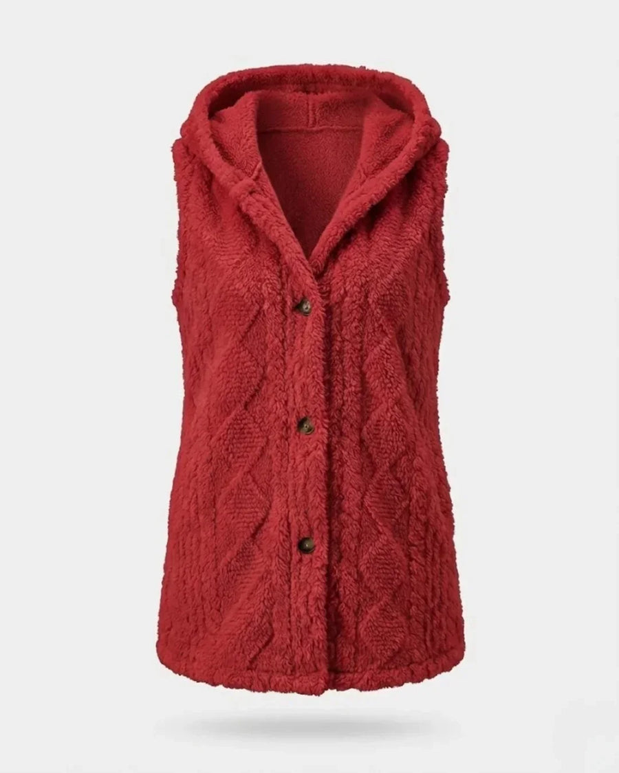 Evanna | Hooded Sleeveless Vest
