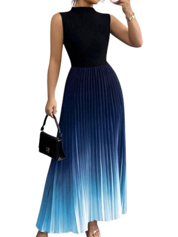 Camille™ – Elegant Ombre Sleeveless Evening Dress