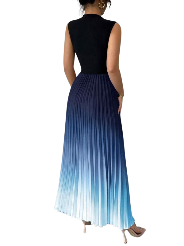Camille™ – Elegant Ombre Sleeveless Evening Dress