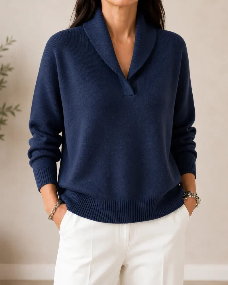 Antonine | Soft V-Neck Jumper for Women