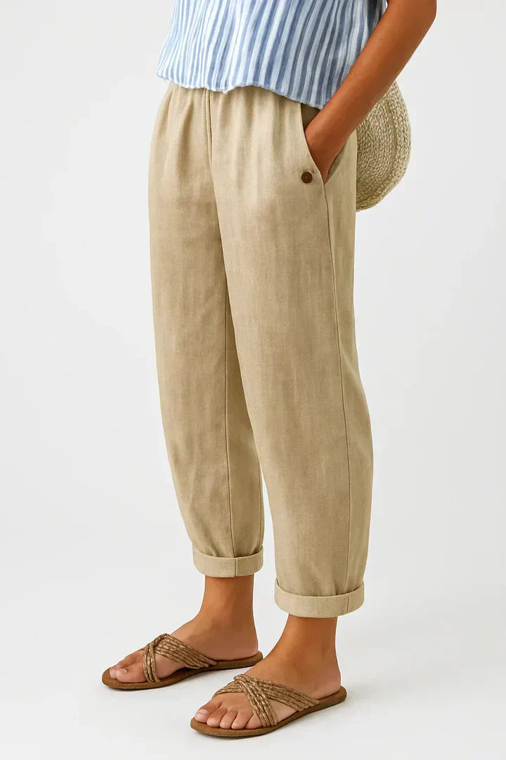 Larson - Lightweight Linen-Cotton Pants