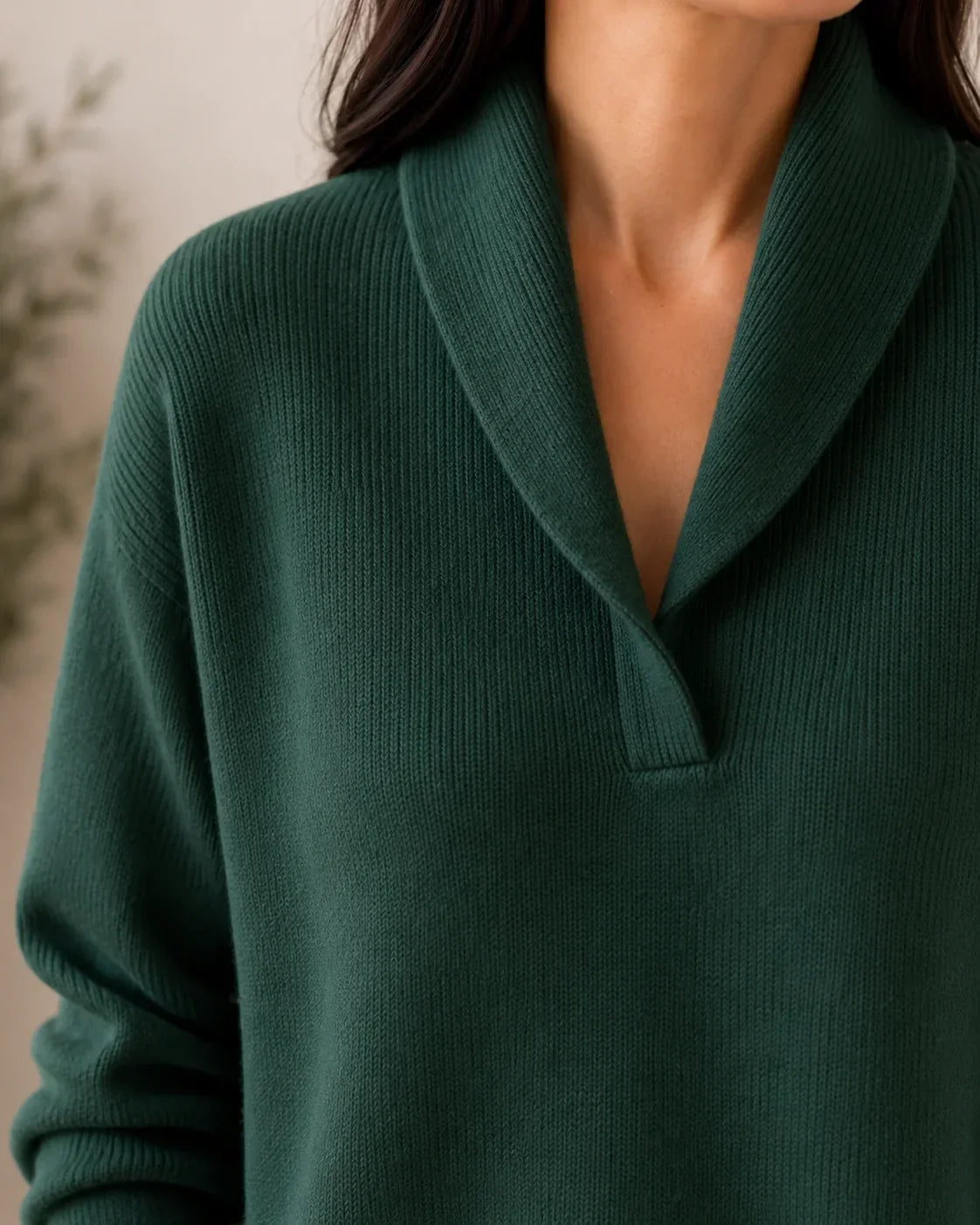Antonine | Soft V-Neck Jumper for Women