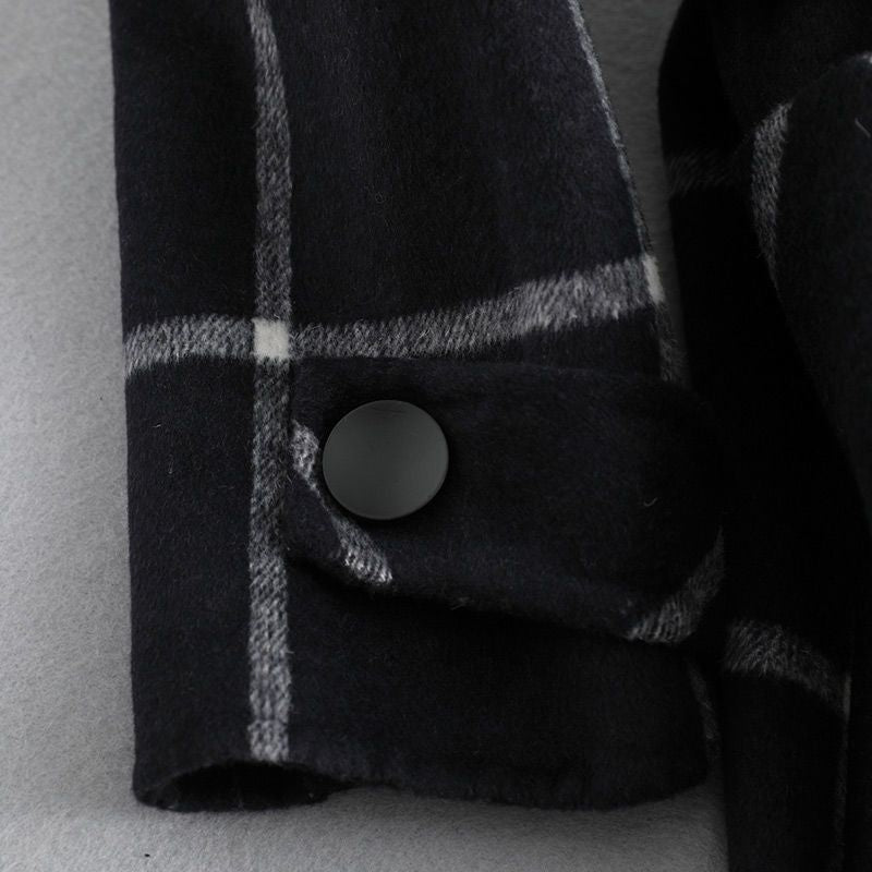 Valeria | Retro Plaid Tweed Coat