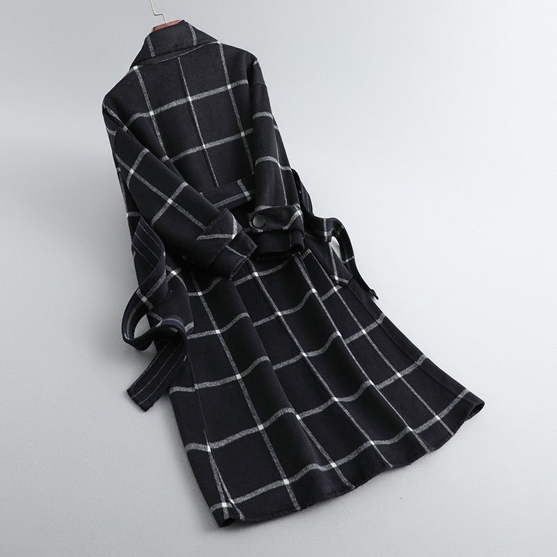 Valeria | Retro Plaid Tweed Coat