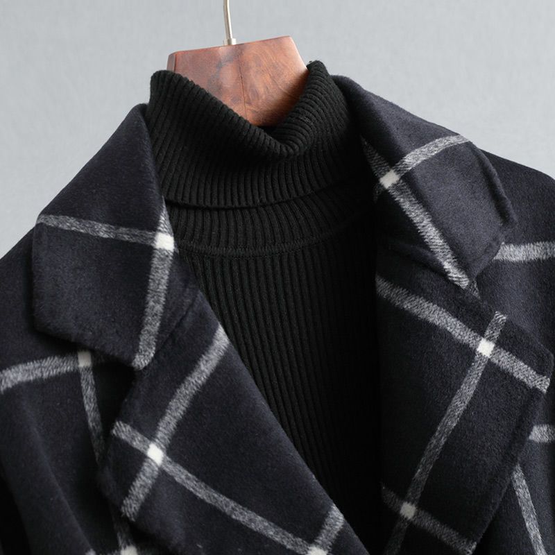 Valeria | Retro Plaid Tweed Coat