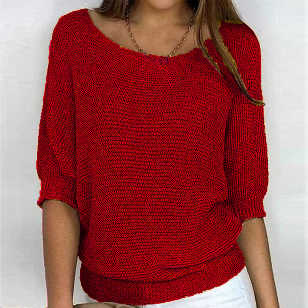 Savannah | Three Quarter Sleeve Sweater