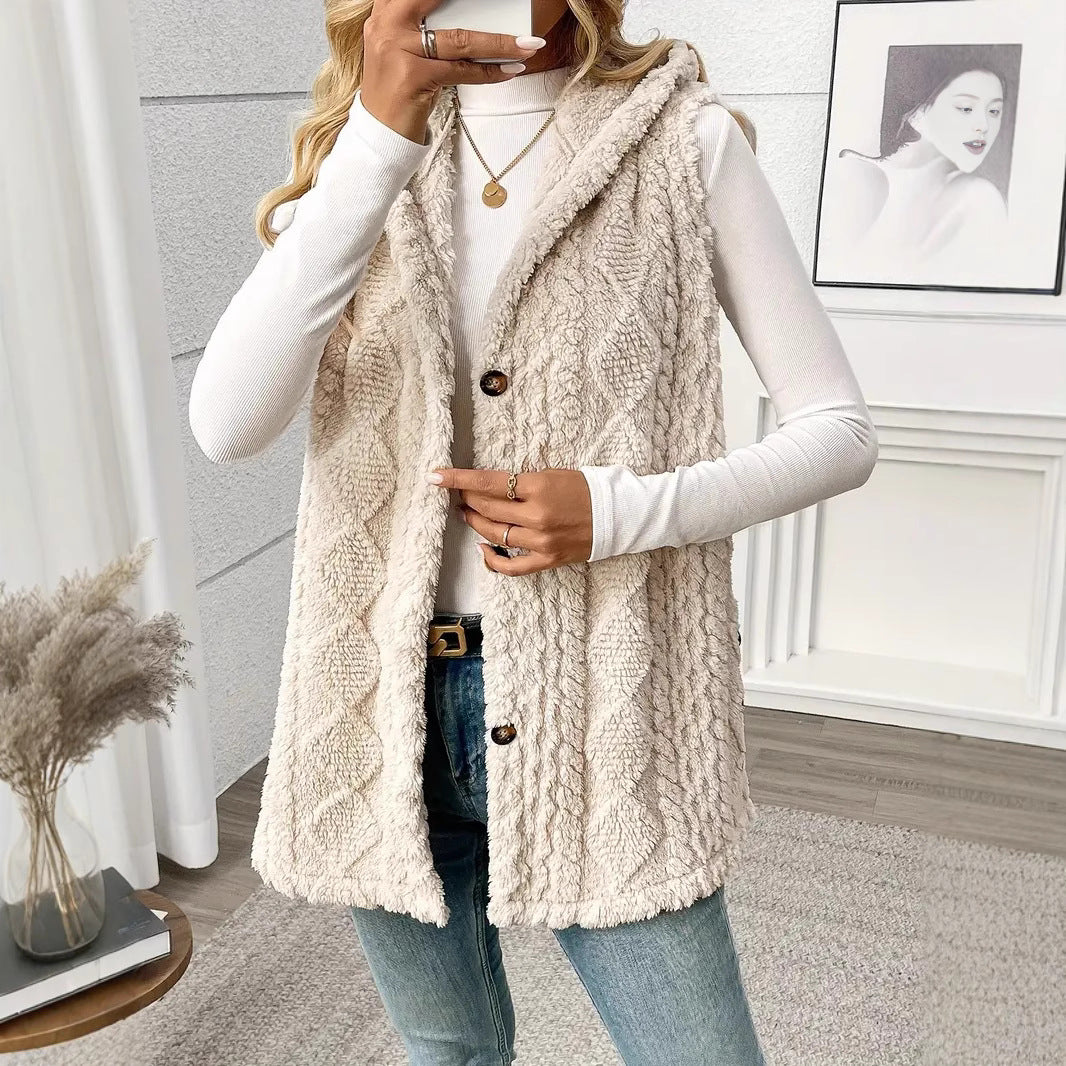 Evanna | Hooded Sleeveless Vest