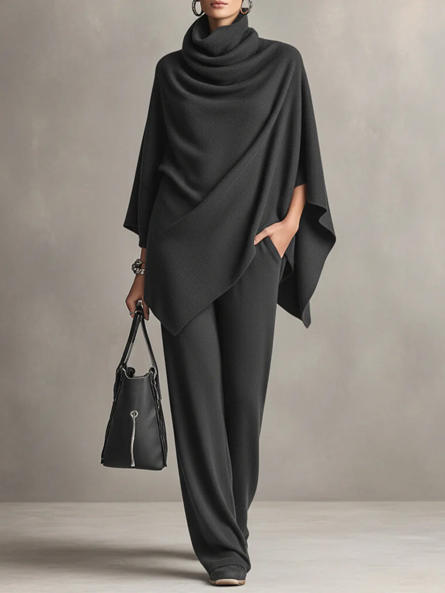 Celeste | Elegant Drape Two-Piece Set