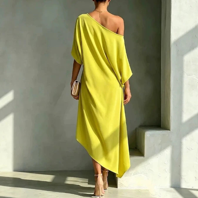Suziene - Elegant Asymmetrical Dress