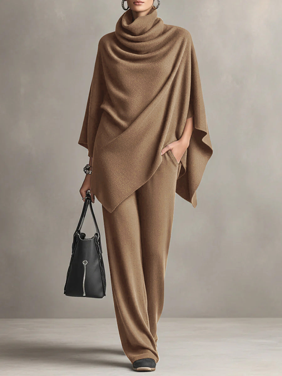 Celeste | Elegant Drape Two-Piece Set