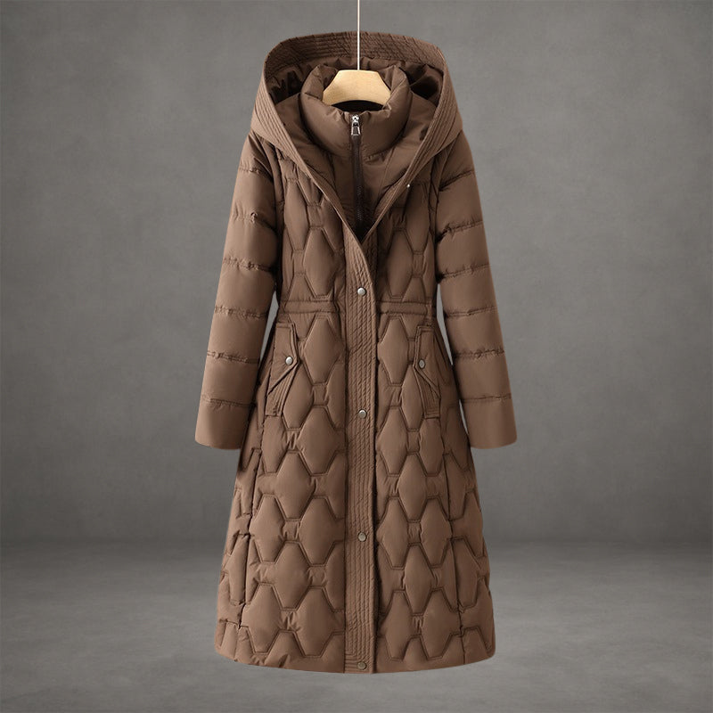 Helen | Longline Hooded Down Coat