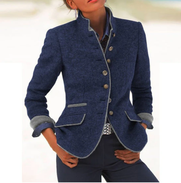 Marisa – Cardigan elegante con collo alto