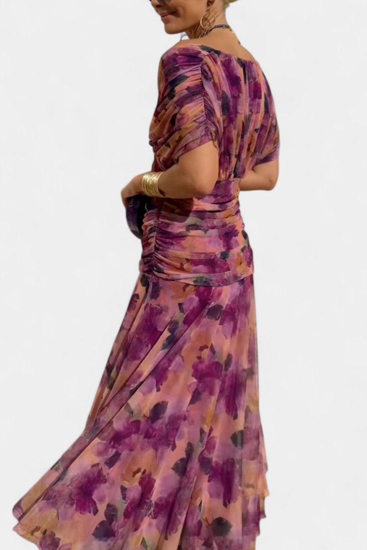 Hayden™ Floral V-Neck Maxi Dress