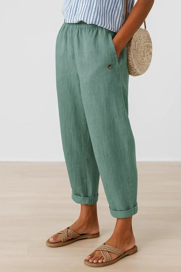 Larson - Lightweight Linen-Cotton Pants