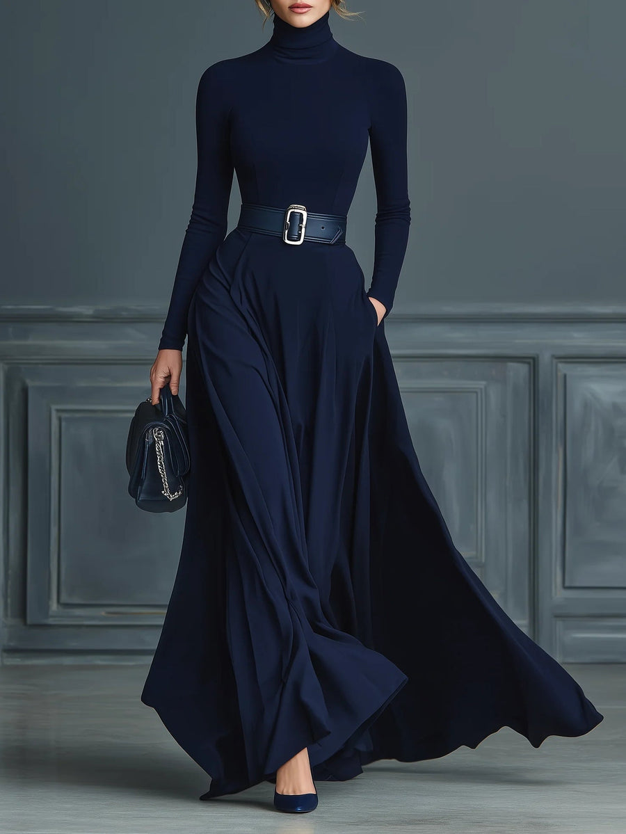 Serena™ | Elegant Knit Maxi Dress