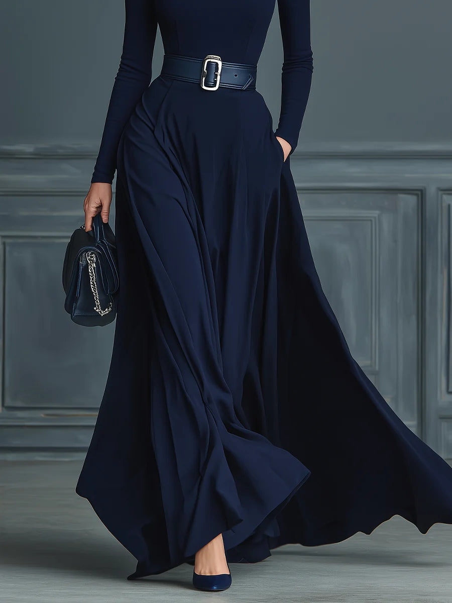 Serena™ | Elegant Knit Maxi Dress