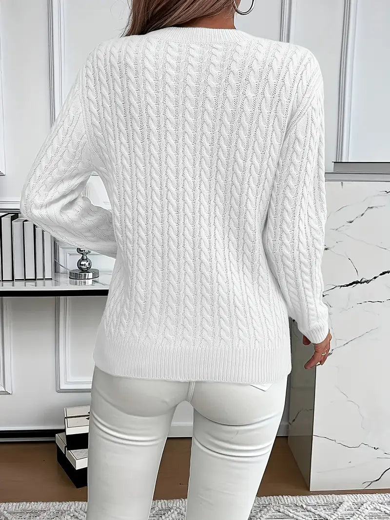 BERNILA | WINTER CABLE KNIT JUMPER