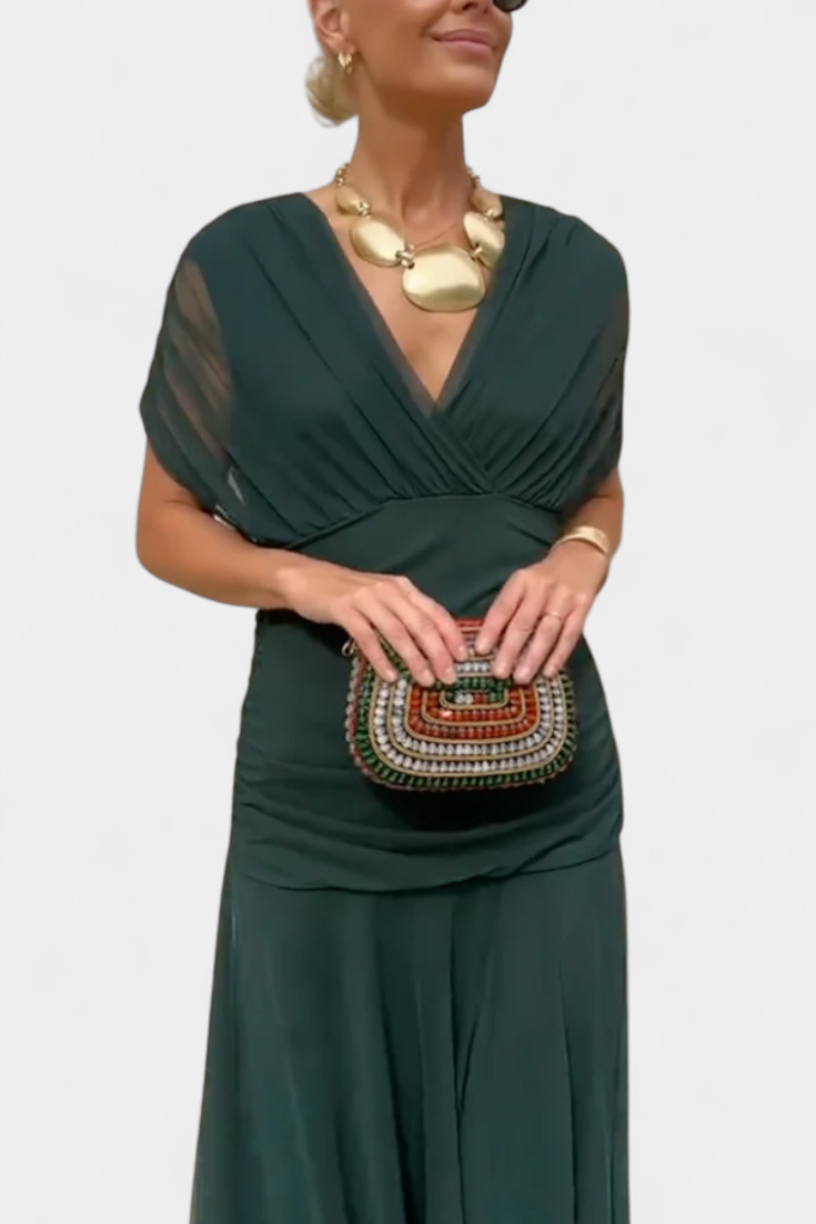 Hayden™ Floral V-Neck Maxi Dress