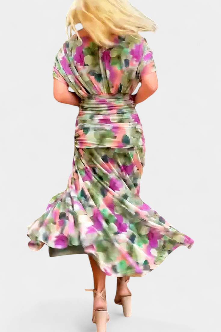 Hayden™ Floral V-Neck Maxi Dress