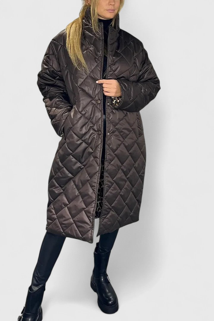 ELARA Reversible Quilted Coat