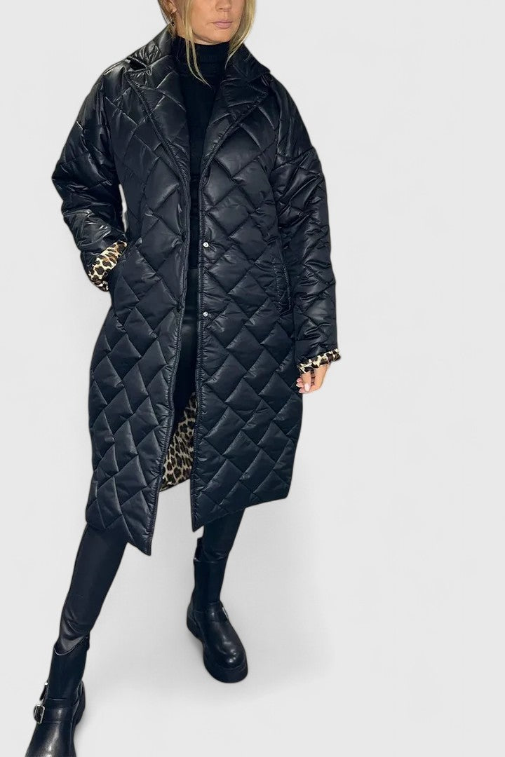 ELARA Reversible Quilted Coat