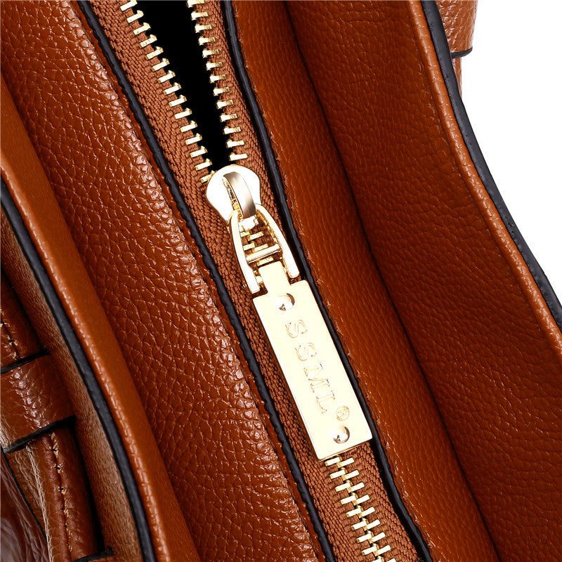 Frances - Classic Heritage Leather Shoulder Bag