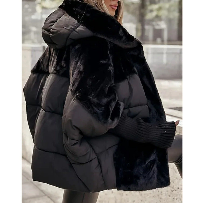Marcelle | Elegant Faux Fur Puffer Jacket