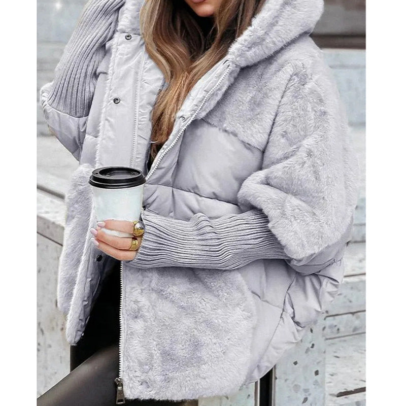 Marcelle | Elegant Faux Fur Puffer Jacket